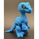 Velociraptor Blue 3D Flexi, Articulated, Wiggles, Fully Jointed Action Figure