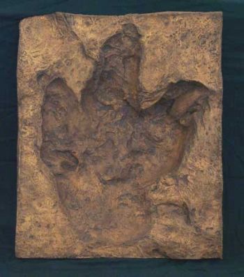 Tyrannosaurus, track, footprint (Tyrannosauripus pillmorei)