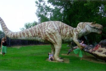 Tyrannosaurus, life size model