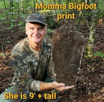 Turtleman Exclusive Bigfoot Track, Sasquatch, Yeti