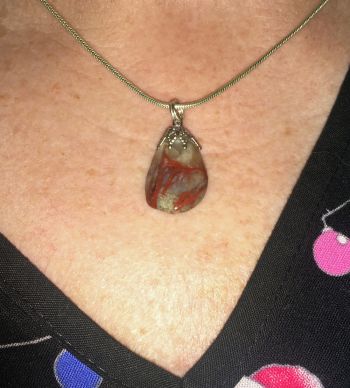 Authentic Dinosaur Coprolite Pendant