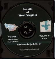 Fossils of West Virginia on CD 2 Volume Set, color version