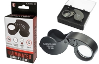 Illuminated 10X 25mm Magnifier Loupe