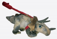 Soft Plush Dinosaur on a Leash