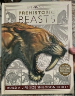 Build A Life Size Smilodon Skull Prehistoric Beasts Book KIt ONLY 5 AVAILABLE