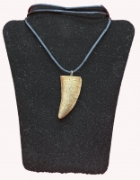 2 3/8 Inch Tyrannosaurus rex Serrated Tooth Necklace Pendant